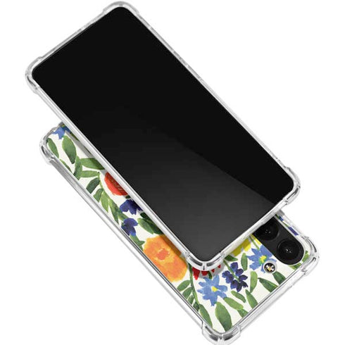 Bouffants and Broken Hearts Garden 6 Galaxy S24 FE Clear Case